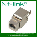 Shenzhen Netlink 180 graus RJ45 STP Cat5E Keystone Jack